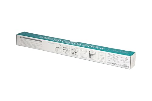 Easycling Magique Whiteboard Folie Selbstklebend - Elektrostatische Folie mit 25 Blatt & 1 Boardmarker Inkl, für alle harten Oberflächen, haftet ohne Klebstoffe oder Magnete, 60 cm x 80 cm