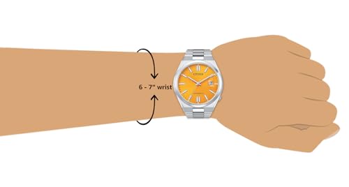 CITIZEN Herren Analog Automatik Uhr mit Edelstahl Armband NJ0150-81Z