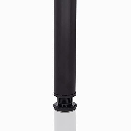 Schreibtisch u. Besprechungstisch mit schwarzem Tischgestell | Konferenztisch Bürotisch Computertisch Mehrzwecktisch Arbeitstisch PC-Tisch Homeoffice-Tisch (anthrazit, 160 x 80 x 77,5 cm)