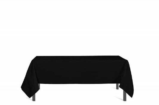Soleil d'ocre Tischdecke mit Fleckschutz eckig 140x300 cm ALIX schwarz
