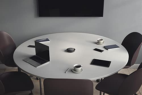 Jabra Speak 750 Speaker Phone - Microsoft Teams Certified Portable Conference Speaker with Bluetooth Adapter and USB - Connect with Laptops, Smartphones and Tablets