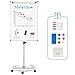 MAKELLO Flipchart,Whiteboard Mobil mit Rollen,Flipcharts für Büro mit Rollen