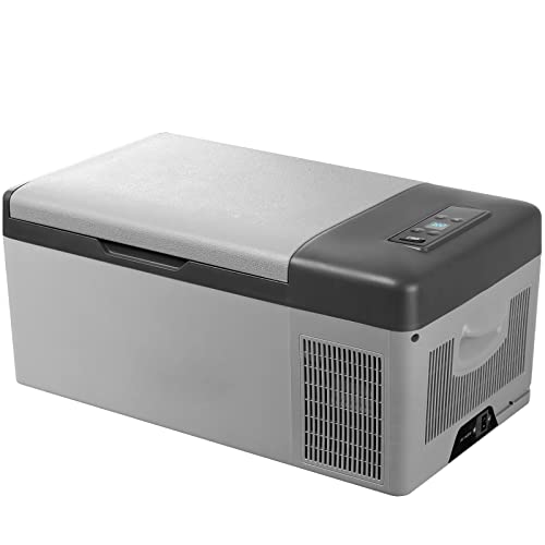 VEVOR Tragbare Gefrierbox Minikühlschrank Elektrische Kühlbox, Auto Kühlbox 15 L 98 x 320 x 260 mm Kühlbox Elektrisch 20 ℃ ~ 10 ℃ Kompressor Kühlbox, Auto, Lkw, Boot, Reisemobil, Camping