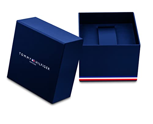 Tommy Hilfiger Multi Zifferblatt Quarz Uhr für Herren mit Silbernes Edelstahl Mesh oder Link Gliederarmband