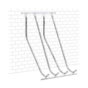 kaiserkraft | Schräghochparker | Wandmontage | 4 Einstellplätze