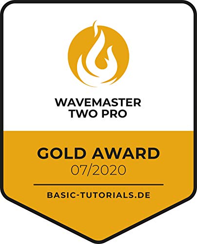 wavemaster TWO PRO white – Regallautsprecher-System (110 Watt) mit Bluetooth-Streaming, digitalen Anschlüssen und IR-Fernbedienung Aktiv-Boxen Nutzung für TV/Tablet/Smartphone, mattweiß (66351)