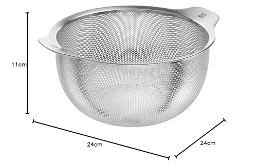 ZWILLING Table Sieb, 24 cm, Edelstahl, 26 x 24 x 11 cm, Silber