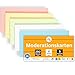 perfect line - 250 Moderationskarten, Light-Farben, Recycling-Karton 20 x 10,5 cm, Premium Qualität,