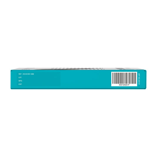 EUROPAPA 100x Nitrilhandschuhe Box Einweghandschuhe, Einmalhandschuhe, Untersuchungshandschuhe, Nitril Handschuhe, puderfrei, ohne Latex, unsteril, latexfrei, disposible gloves (M, Schwarz)
