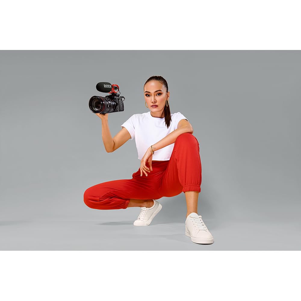 RØDE VideoMic GO II Ultra-kompaktes On-Camera Richtrohrmikrofon mit 3,5-mm- und USB-Ausgängen für Filmproduktion, Content-Erstellung, Podcasting und Videotelefonie