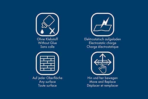 AdPads® elektrostatisch selbstklebende Moderationskarten | 175 x 100mm, 500 Blatt, Set Bunt | Große