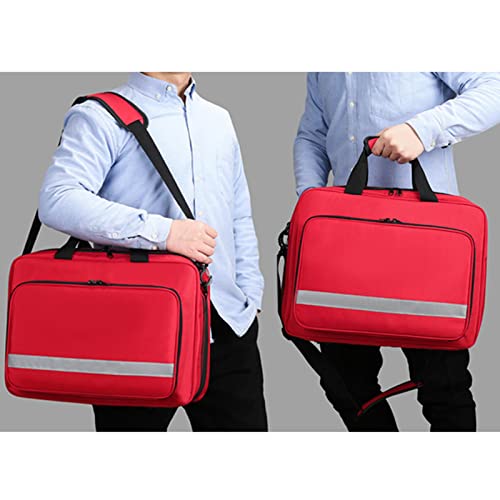 DUBEI Trauma Bag Empty, First Aid Bag Empty, Professional First Responder Bag with Multiple Pockets for Home, Office, Car, Outdoors, Boat, Camping, Hiking