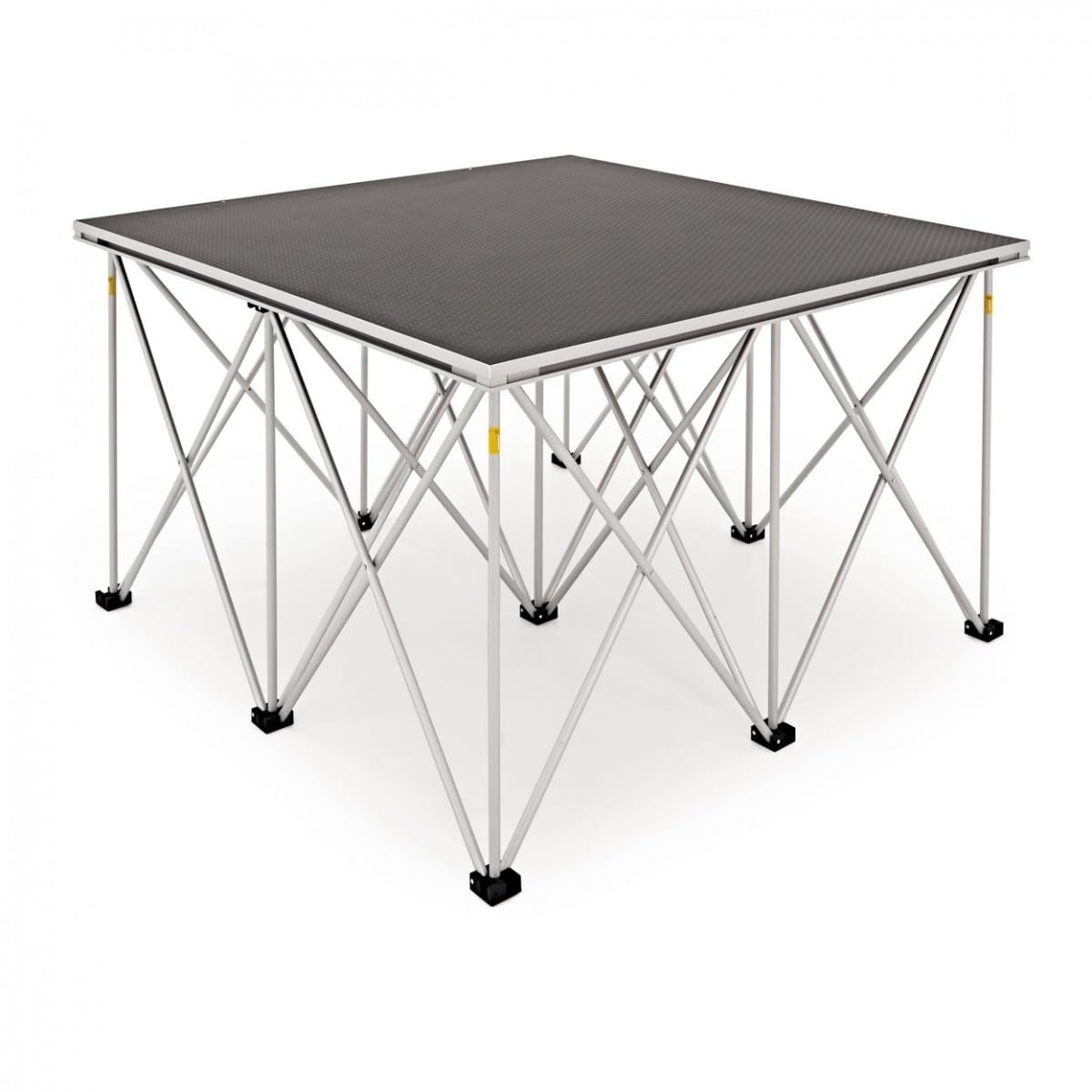 Tragbares Bühnenpodest 1m x1m mit Setzstufe von Gear4music