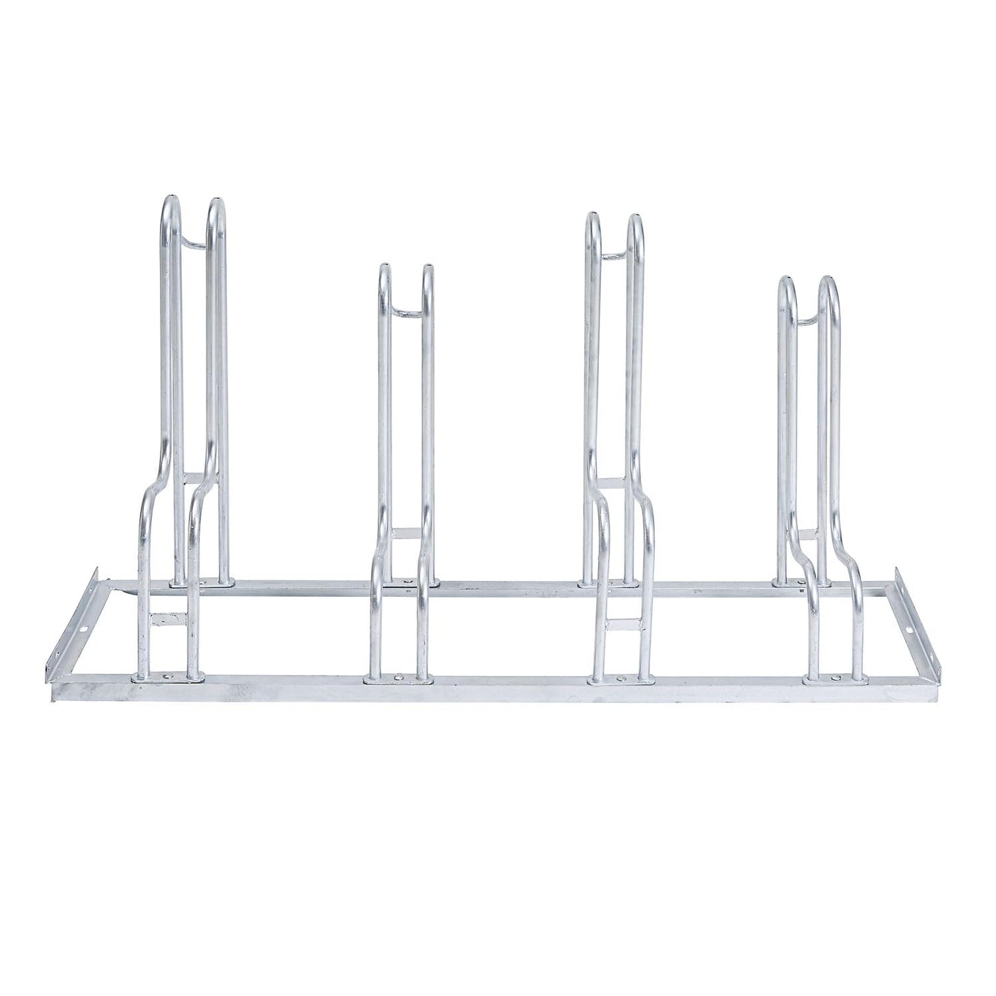 kaiserkraft | Fahrradständer | feuerverzinkt | Radeinstellung einseitig | 4 Stellplätze