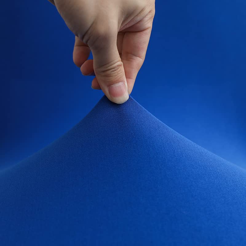 iEventStar Stretch Stehtisch Hussen Spandex Stehtischhussen Bartische Hochzeit Erstärkung im Fußbereich Rund Tischdecke für Bistrotisch Cocktail-Party (Königsblau, 1er Set - Ø 80-85 cm)