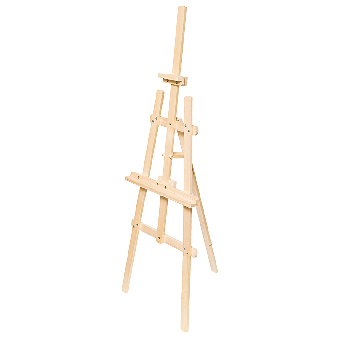 Staffelei Holz groß 175 cm - Leinwand Ständer Hochzeit Staffeleien Feldstaffelei höhenverstellbar Holzstaffelei für Kinder und Erwachsene Kieferholz