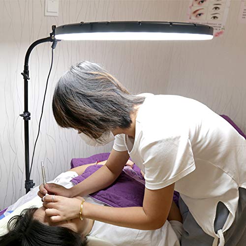 GSKAIWEN 18" 60W LED Ringleuchte Licht Set Tätowierung Augenbraue Fülllicht Dimmbares Kamera-Fotografie Studiolicht Video-Licht mit Makeup Porträt YouTube Video Shooting (18 Zoll Set mit weiche Röhre)