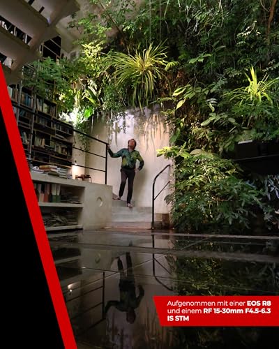 Canon EOS R8 Systemkamera - Spiegellose Vollformat Kamera (Digitalkamera mit Autofokus und Motiverkennung für Augen Tiere Fahrzeuge, 4k Videokamera, 40 Bilder pro Sekunde, WiFi, Touchscreen)