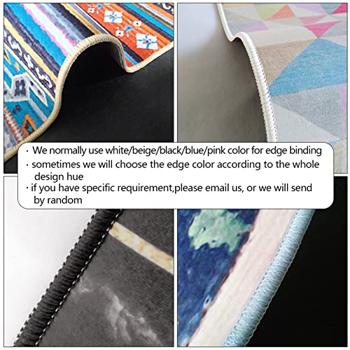 Großer weicher Teppich für Wohnzimmer, Schlafzimmer, Esszimmer oder Home Office, modernes Art-Deco-Design mit smaragdgrün-metallischer gelber Linie, 160 x 230 cm