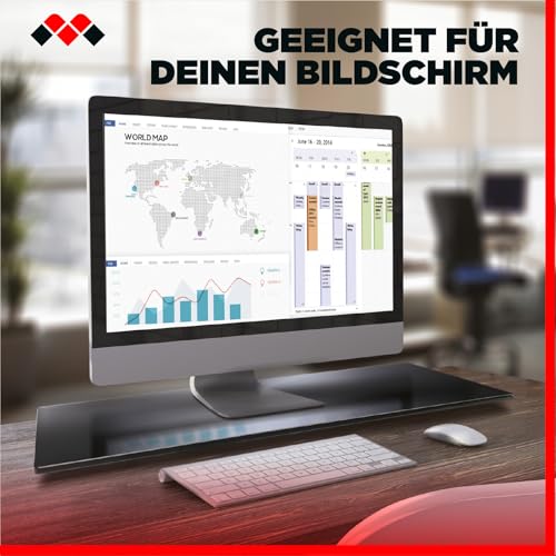 Meliconi Rotobase Elite L, Drehteller für Monitore und Fernseher, um 360° Drehbarer Standfuß, Belastbarkeit bis 70 kg, Gehärtetes Glas, Made in Italy, Schwarz