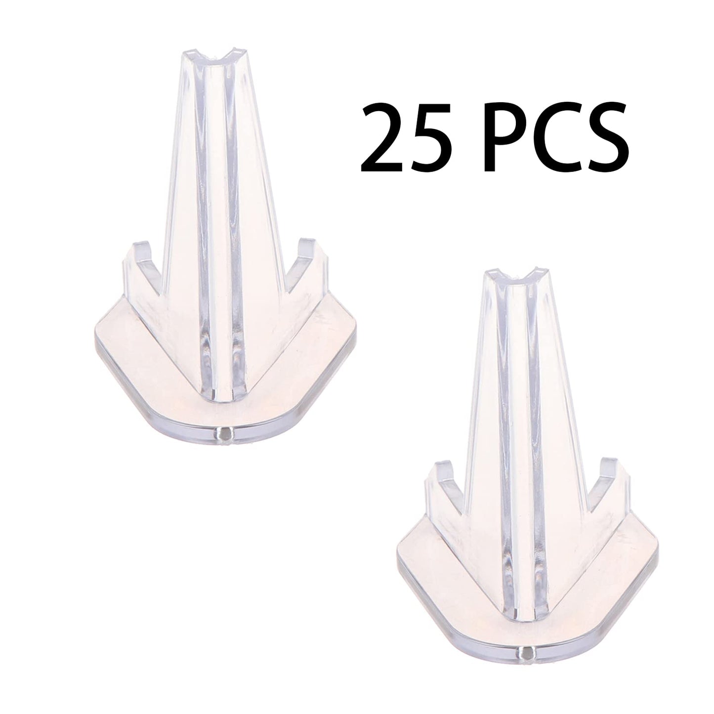 25 Stück Kartenständer für Sammelkarten Kartenständer Pokemon Karten Ständer Münzen Halterung Acryl Ständer für Karten Kunststoff Staffeleien, zum Anzeigen Münzen, Taschenuhren, Medaillen