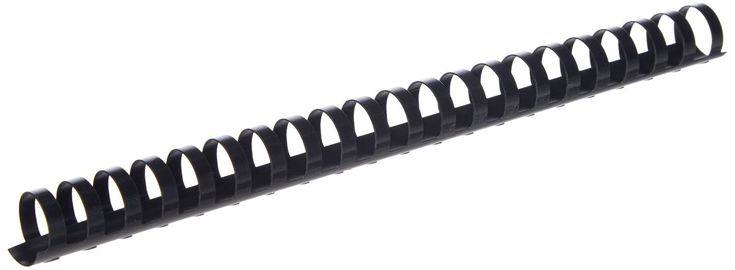 Peach Plastikbinderücken A4 - 22mm - 210 Blatt - 50 Stück - schwarz - PB422-02