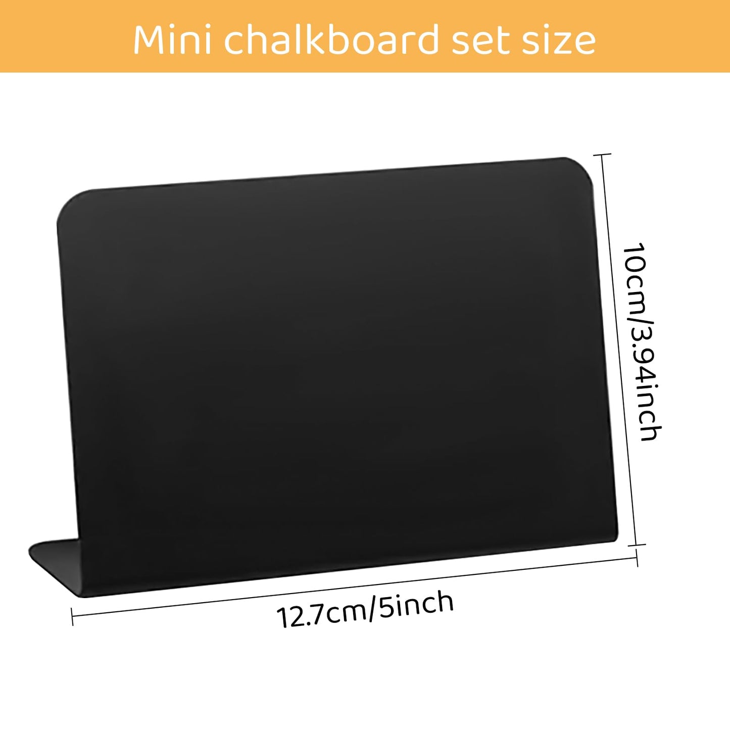 Preisschilder Aufsteller, 15 Stück Buffet Schilder Kleine Tafeln zum Beschriften 10x13cm Mini Kreidetafel A6 Namensschilder Tisch Kunststoff Tischkärtchen für Buffet Café Party