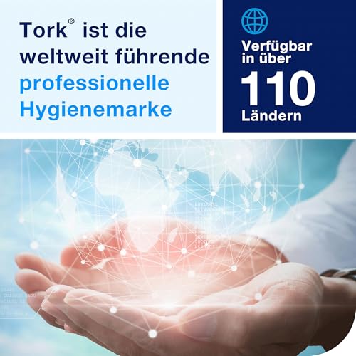 Tork Falthandtücher H3 Weiß 2-lagig 3750 Stück Schnellauflösend Papierhandtücher für Spender FSC EU Ecolabel