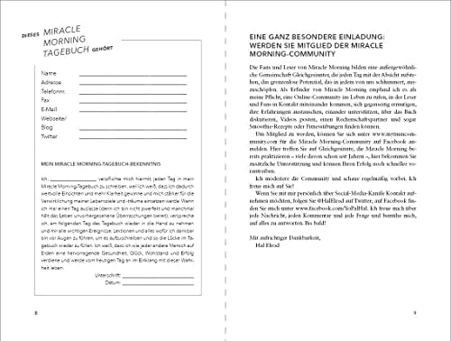 Miracle Morning: Die Stunde, die alles verändert - Das Tagebuch