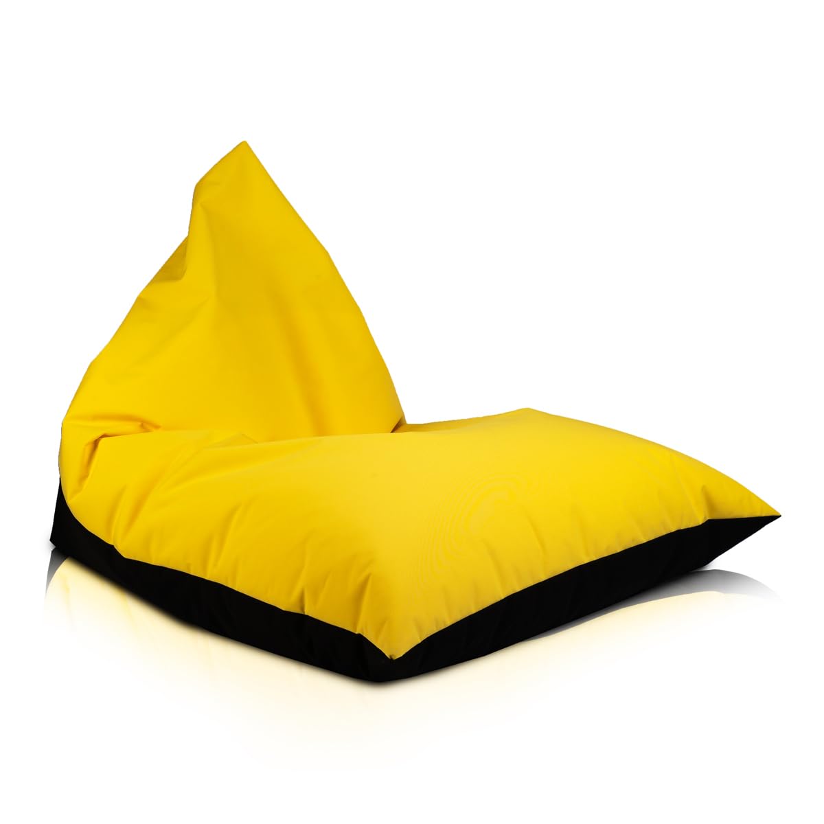 Ecopuf wetterfester Outdoor Sitzsack Lazy M - Bean Bag mit EPS-Perlenfüllung, schmutzabweisend und reißfest – ideal für Garten, Terrasse und Balkon – bequem & langlebig