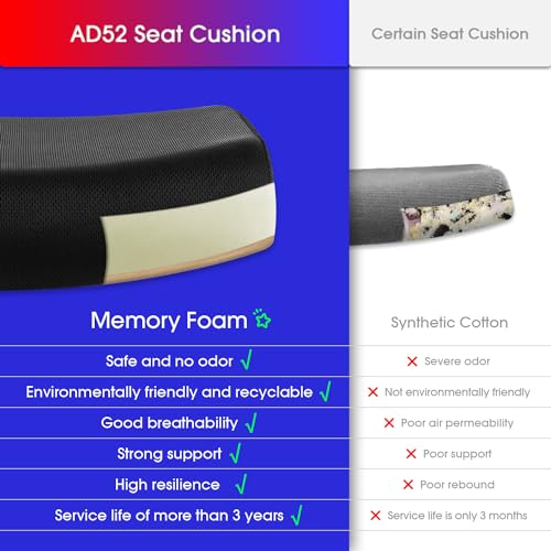 Daccormax Bürostuhl, Ergonomisch, bequem Chefsessel aus Netzstoff, VerstellbarerLordosenstütze,Kopfs