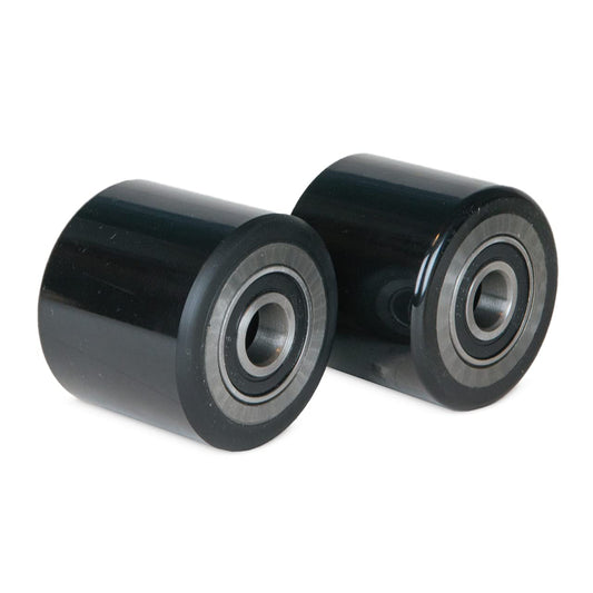 Ameise Handhubwagen PTM 2.0 | 2.000 kg Tragkraft | 1.150 mm Gabellänge | Lenkrad aus Vollgummi | Einfach-Gabelrollen aus robustem Polyurethan | Palettenhubwagen | Gabelhubwagen | Hubwagen