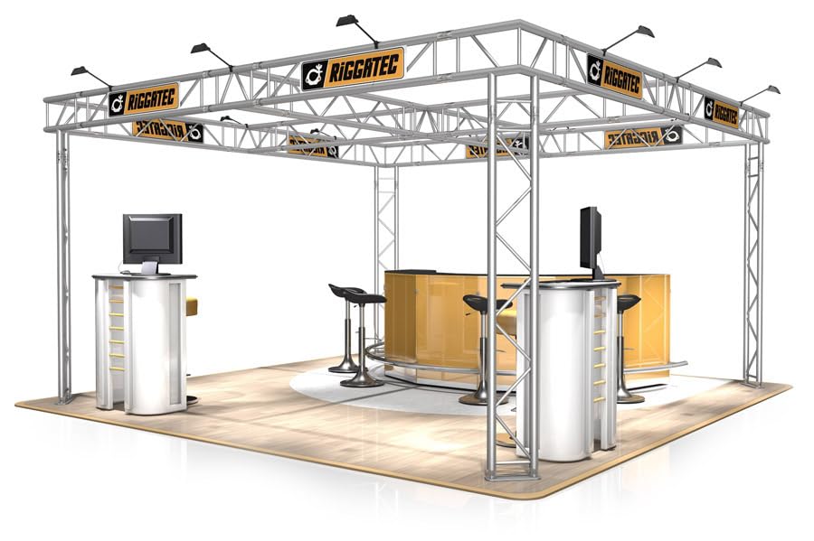 Messestand FD 32-4 x 4 x 2,5 m (LxBxH) - 16 m²