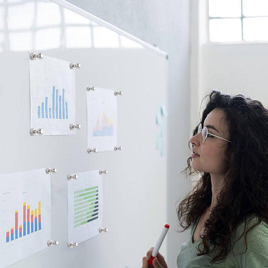 20 Stück Magnete Stark, Neodym Magnete Extra Stark, Starke Kühlschrank Magnete für Magnettafel, Mini Magnete für Whiteboard, Kühlschrank, Büro-, Karten- und Küchendekoration