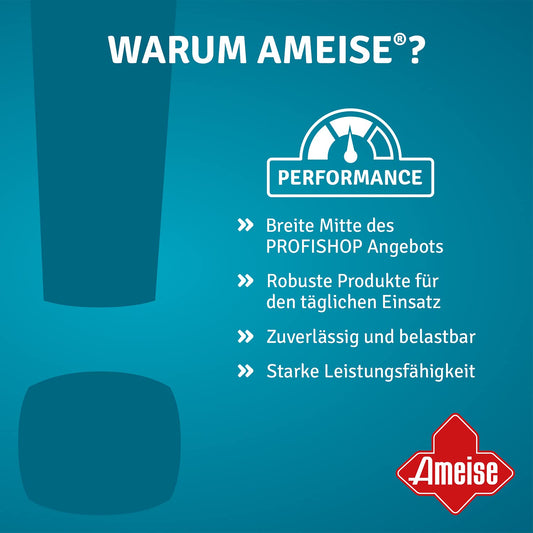 Ameise Hochhubwagen PSM 1.0 | 1.000 kg Tragkraft | 1.200 mm Hubhöhe | 1.100 mm Gabellänge | Handstapler manuell | Einfach-Mast | Hochleistungs-Hydraulikpumpe aus hochfestem Stahl | Hydraulik-Stapler