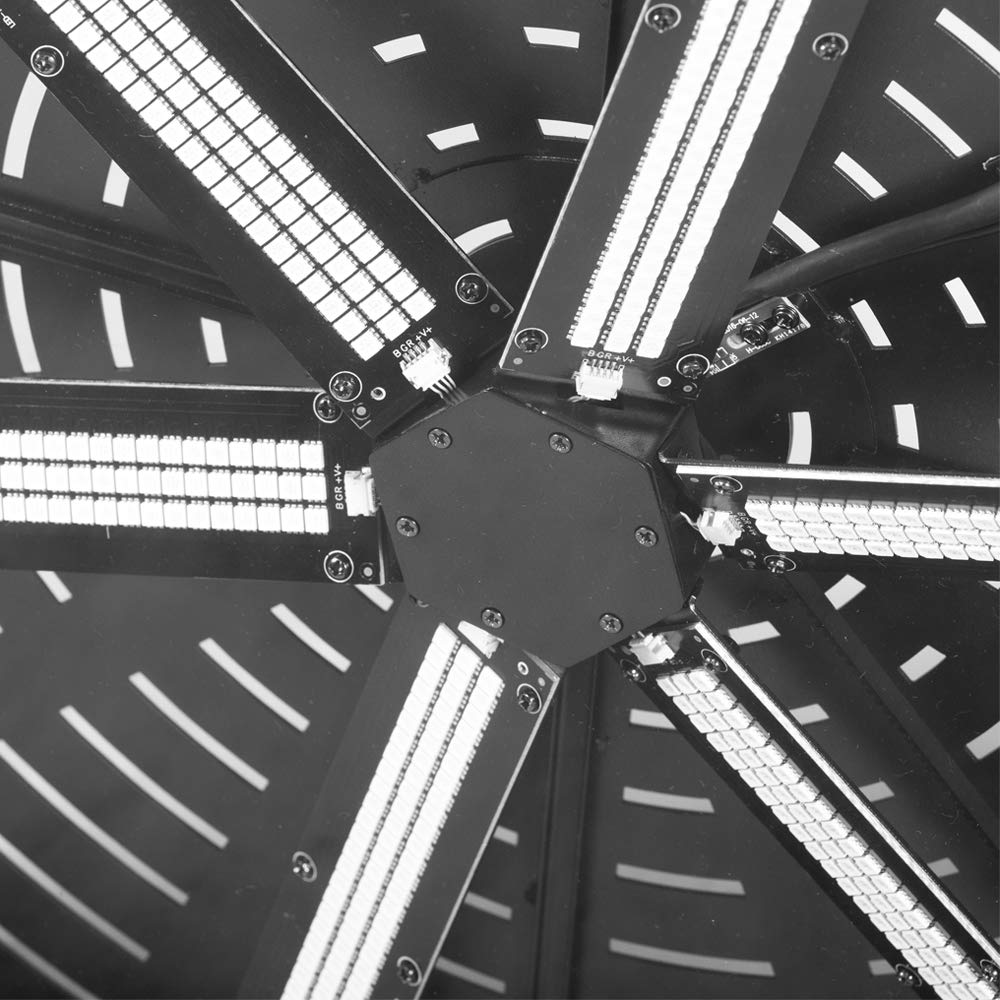 ETEC Professional LED Fan 7070 RGB DMX Ventilatoreffekt Rotation Veranstaltung Event Bühne Festival DJ Party Disco Lichteffekt