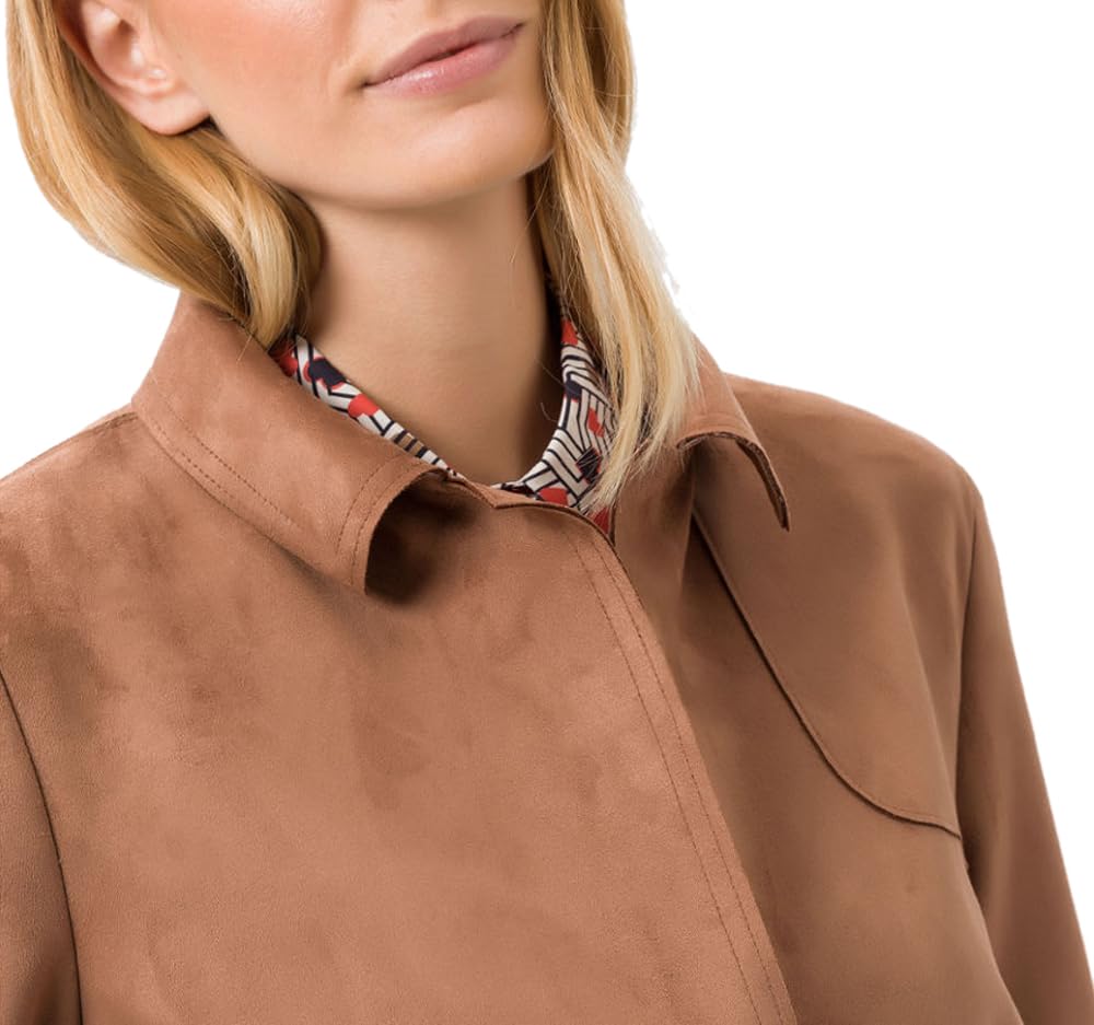 BRAX Damen Style Berlin Velours Jacke, Tobacco, (Herstellergröße: 36)