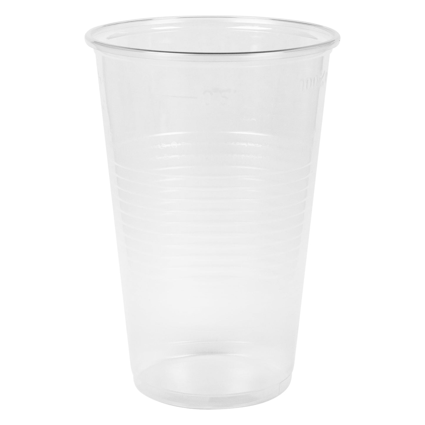 HEKU 50 transparente Einweg-Trinkbecher 0,5l | Aus Polypropylen | Ideal für Partys und Veranstaltungen, Klar