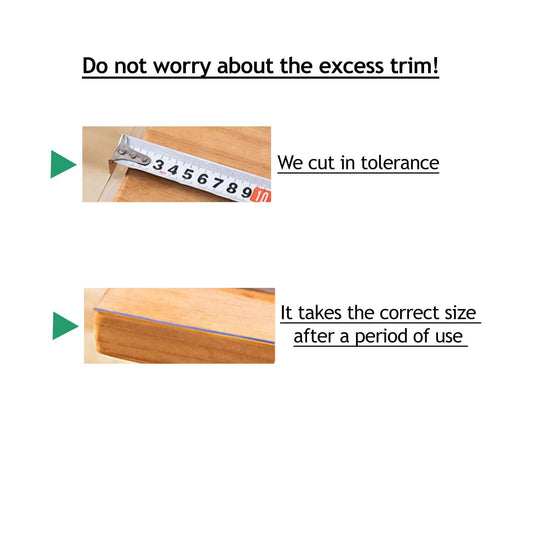 Artwelt Tischdecke Transparent Tischfolie 2.0mm Glasklar Folie Tischschutz Wasserdicht Abwaschbar Polyvinylchloride Folie Wunschmaß Fettdicht Tischschutzfolie (160cm X 90cm)