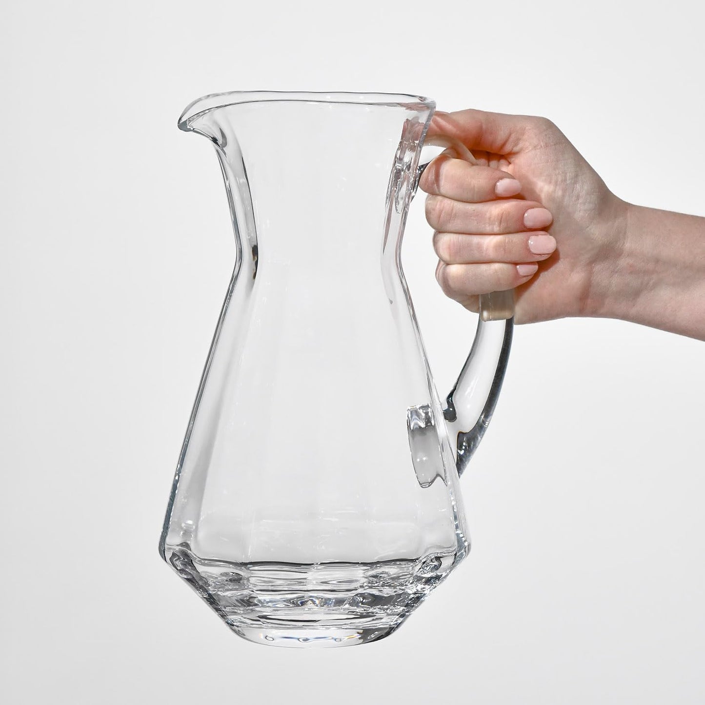 Krosno Krug Celebration, 1,5 L (1500 ml), Handgefertigtes Glas, Klassisches und Elegantes Design, Ideal für Wasser, Saft, Getränke