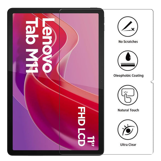 XunyLyee 2-Stück, Panzer Schutz Glas für Lenovo Tab M11 Schutzfolie