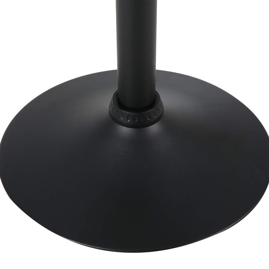 WOLTU Barhocker 2er Set Barstuhl Tresenhocker Bistrohocker Designer Hocker, höhenverstellbar drehbar, Kunstleder Stahl, Schwarz