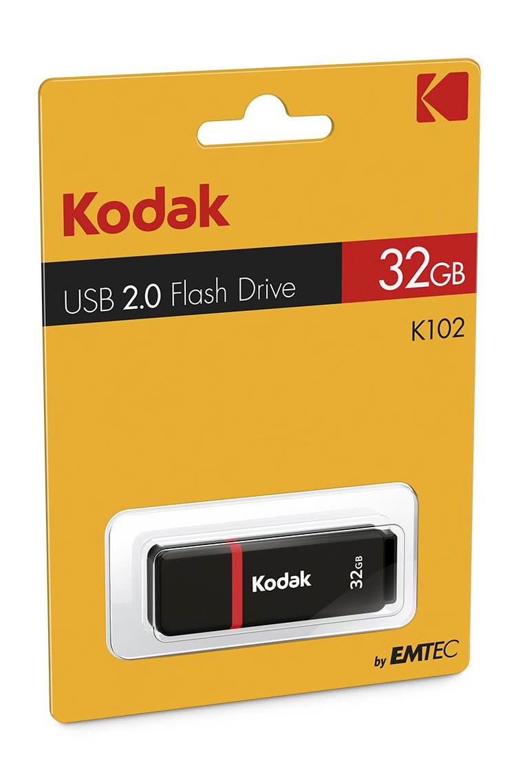 Emtec USB2.0 K100 32 Gb 32 Gb USB 2.0 Typ A, Schwarz