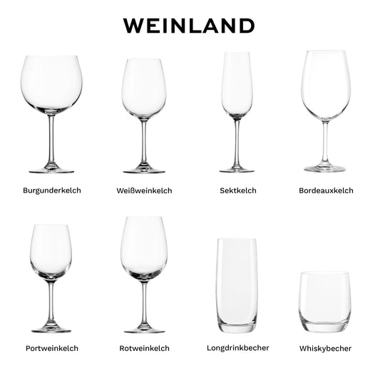 Stölzle Lausitz Saftgläser Weinland 6er-Set 315 ml – Hochwertige Allroundgläser für Saft, Wasser & Cocktails – Schlichte Wassergläser aus Kristallglas – Spülmaschinen- & Stoßfest, made in Germany