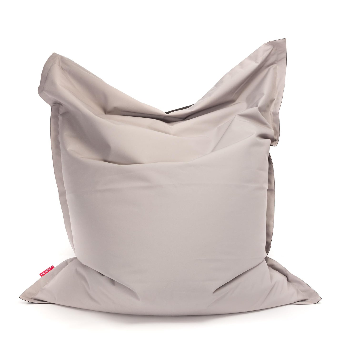 Ecopuf Sitzsack aus Polyester, wasserdicht, Größe L, Sitzsack für den Außenbereich, Füllung aus Polystyrolperlen, 170 x 135 cm