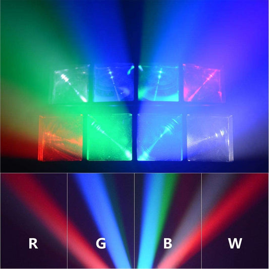 BETOPPER Moving Head Bühnenlicht, Disco DJ Licht 8x3W RGBW 4 in 1 LED Lichteffekt, Mini Partylicht Stage Light mit DMX512/Sprachmodus für Bar Party Club Weihnachten Halloween