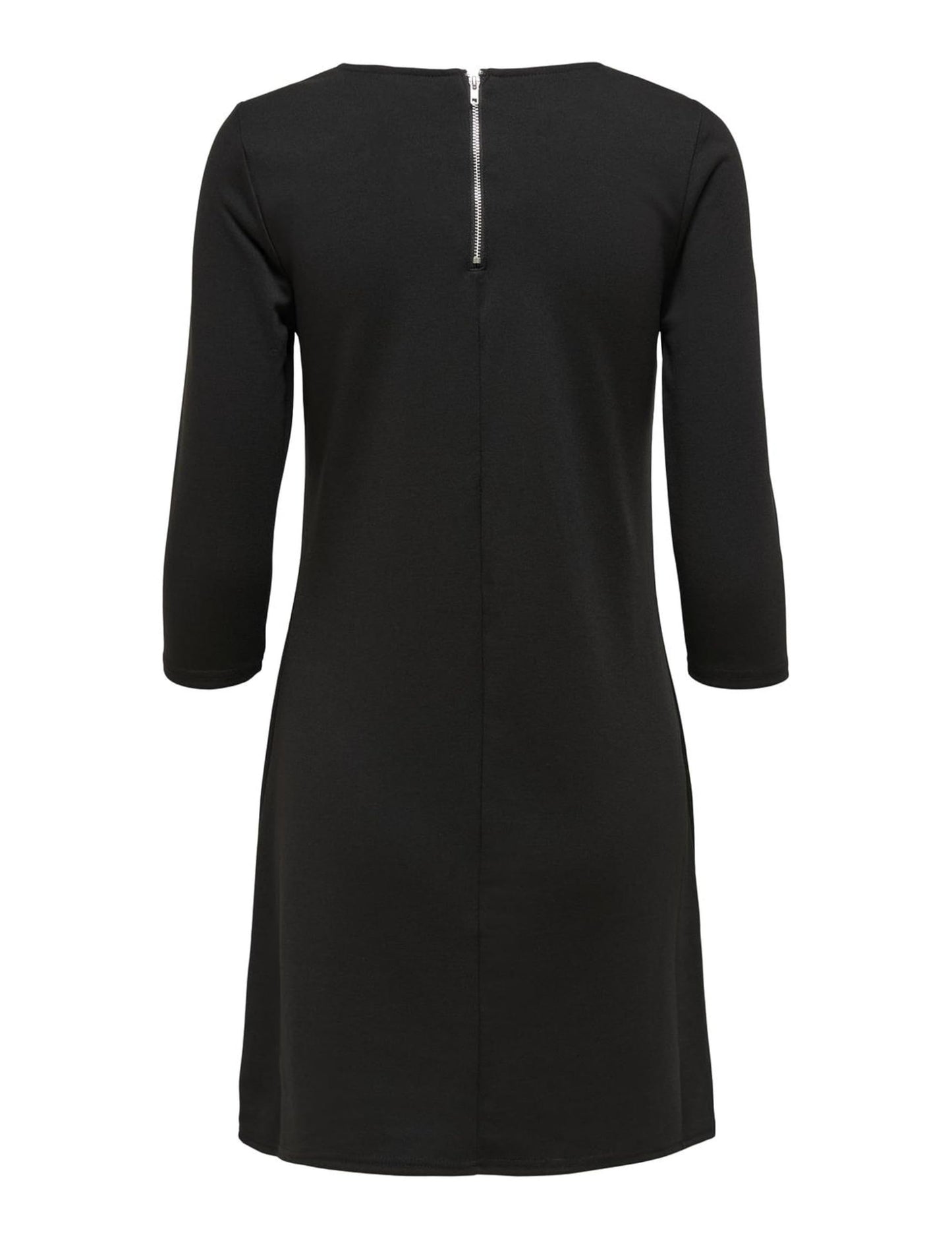 ONLY Mini Skater Kleid mit Reißverschluss Rundhals 3/4 Arm Kurz Freizeit Regular Fit Casual ONLBRILLIANT