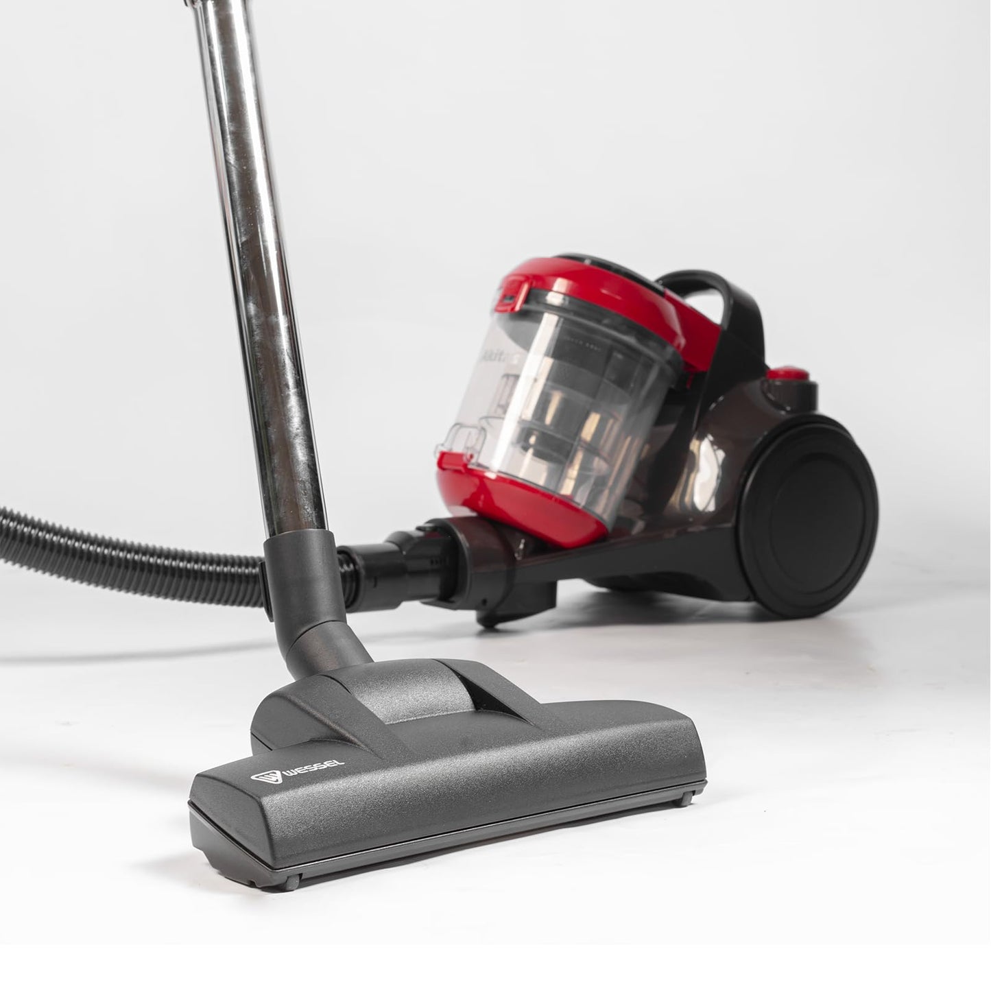 Akitas C10T 850W Beutelloser Staubsauger,Cat and Dog Tierhaare,Staubsaugerzylinder mit Deutschem Wessel Werk,28cm Breite Große Turbokopf-Spinnbürste