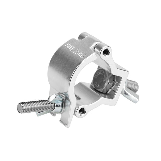 TSSS 10 Stk Mini Alulegierung Haken Traversen Last tragen 75 KG/ 165 lB für Par Scheinwerfer Bühnenbeleuchtung Partylicht Beleuchtung Zubehör,Fit Rohr 32-35mm,Gewindebolzen DIA 9.6mm