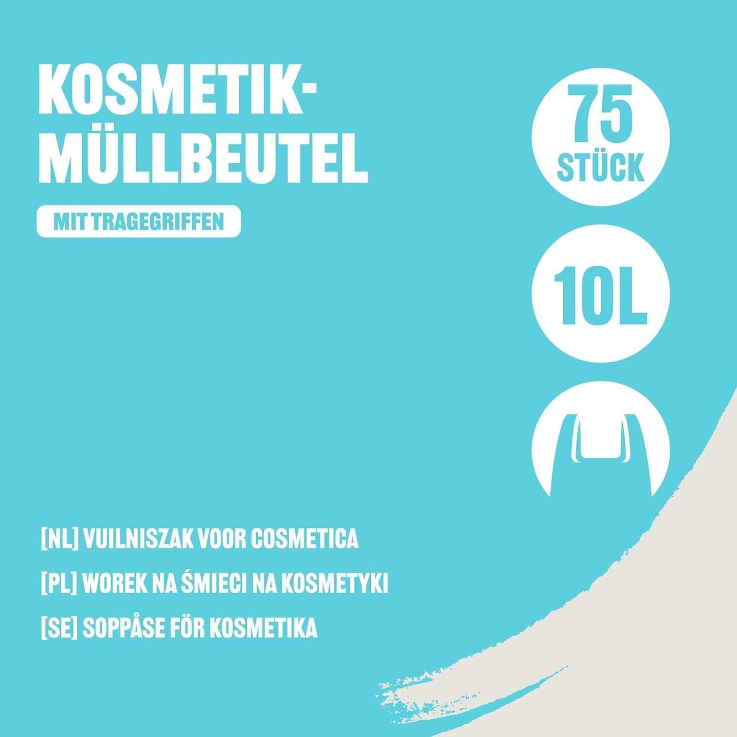 by Amazon Kosmetik-Müllbeutel 75 x 10L